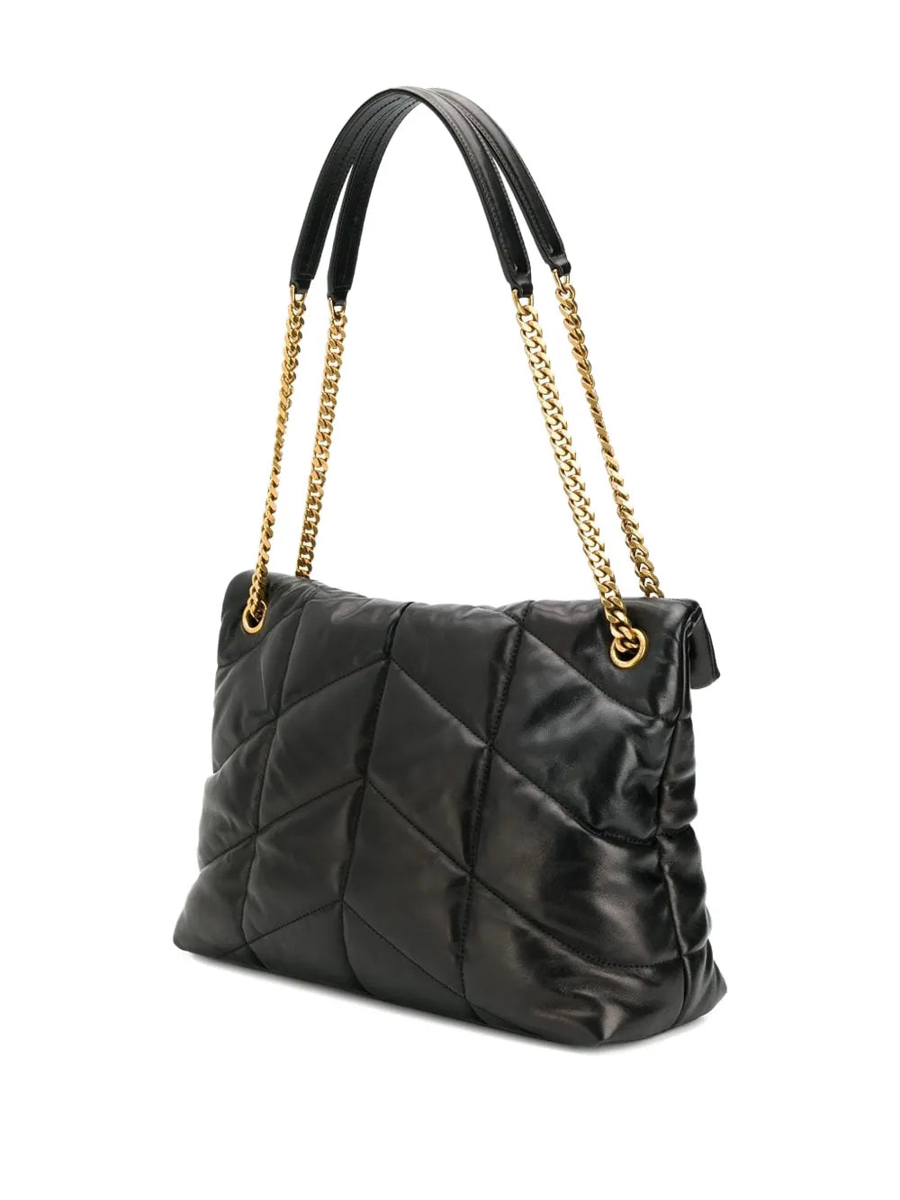 Saint Laurent Loulou Chevron Pattern Shoulder Bag