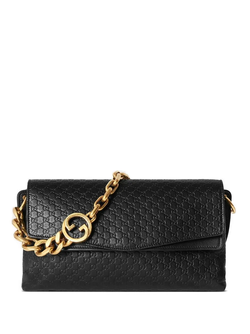Gucci Medium Embossed Chain Shoulder Bag