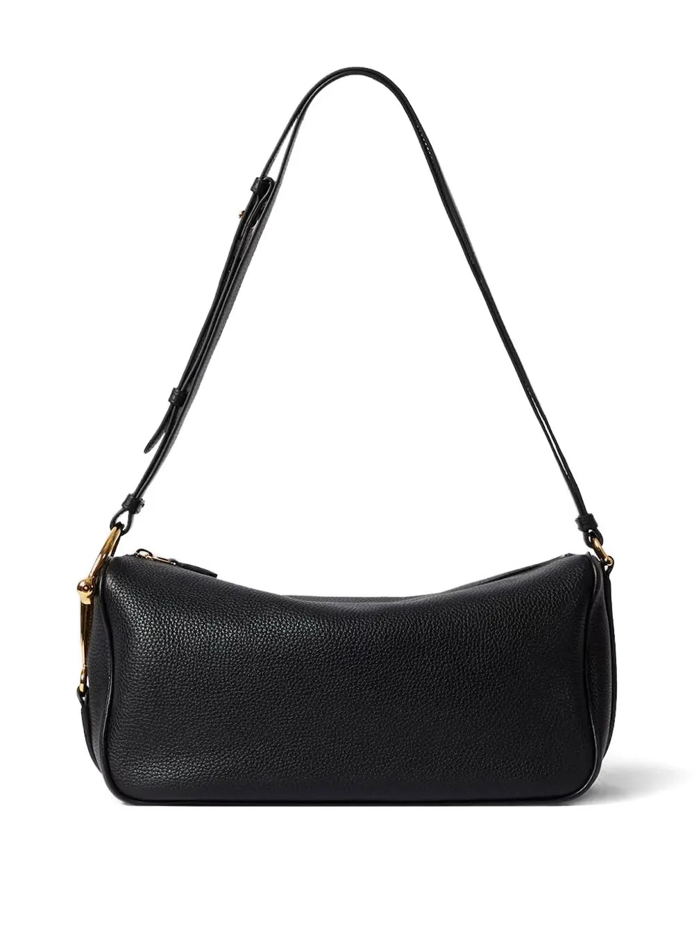 Gucci Medium Half Horsebit Grained Leather Shoulder Bag