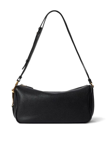 Gucci Medium Half Horsebit Grained Leather Shoulder Bag