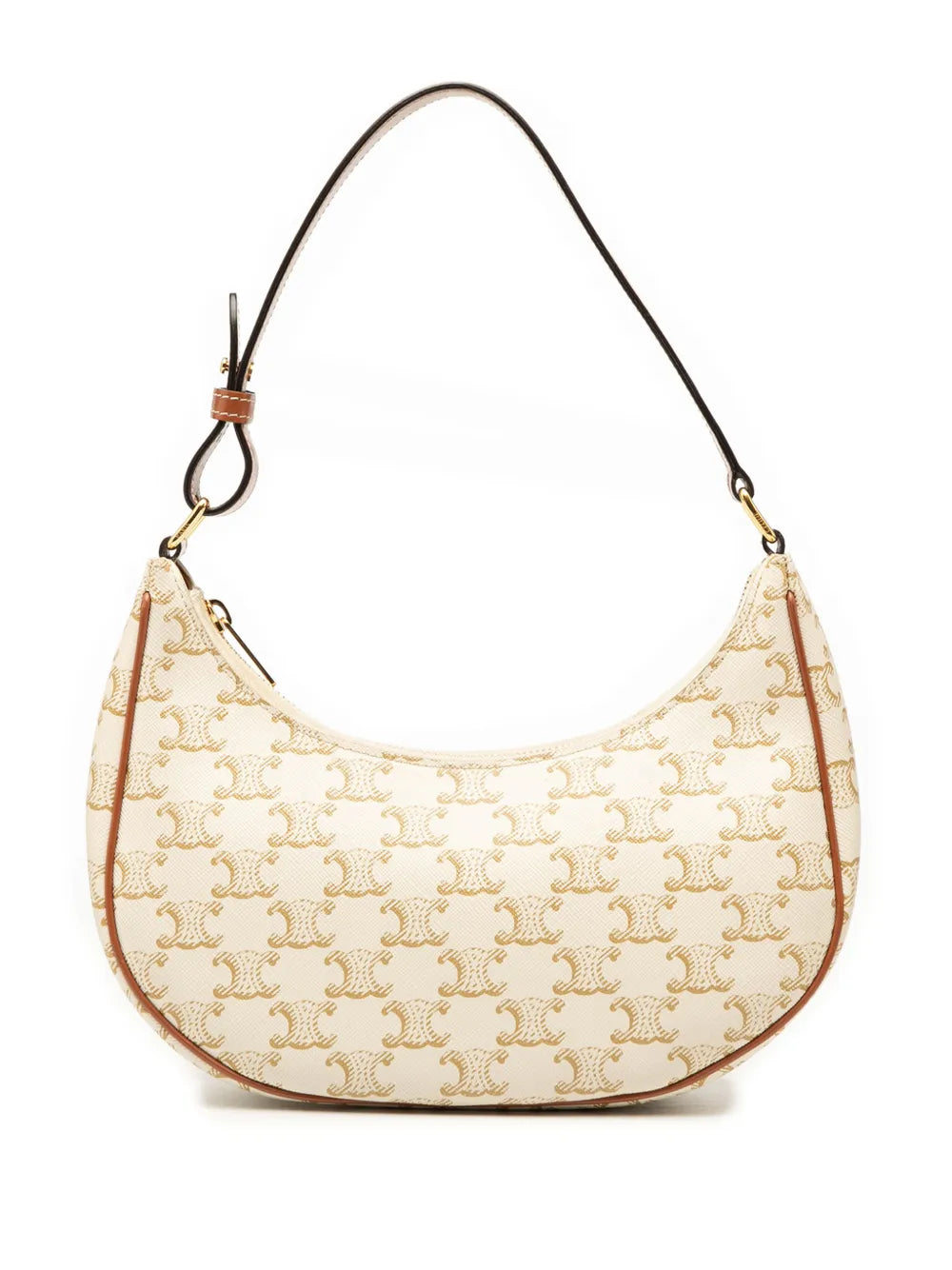 Celine Pre Owned 2021 Triomphe Coated Canvas Ava Shoulder Bag