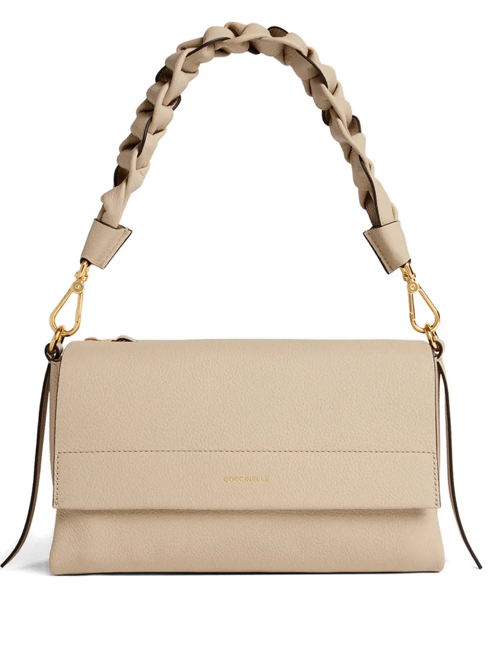 Coccinelle Small Boheme Braided Handle Shoulder Bag