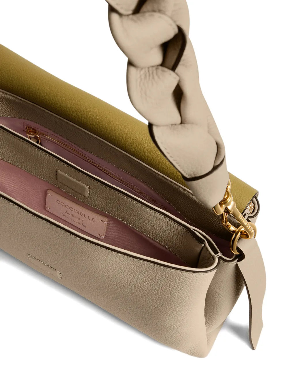 Coccinelle Small Boheme Braided Handle Shoulder Bag