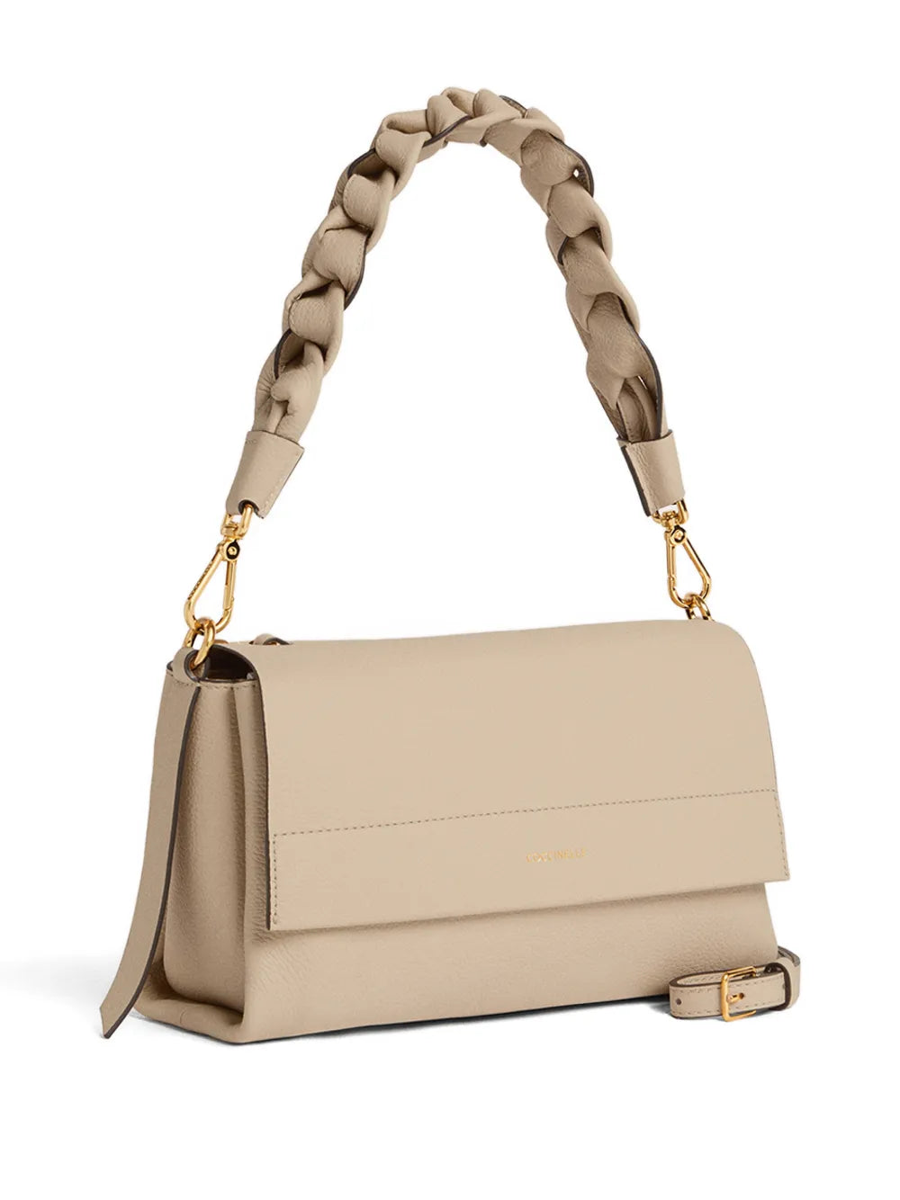 Coccinelle Small Boheme Braided Handle Shoulder Bag