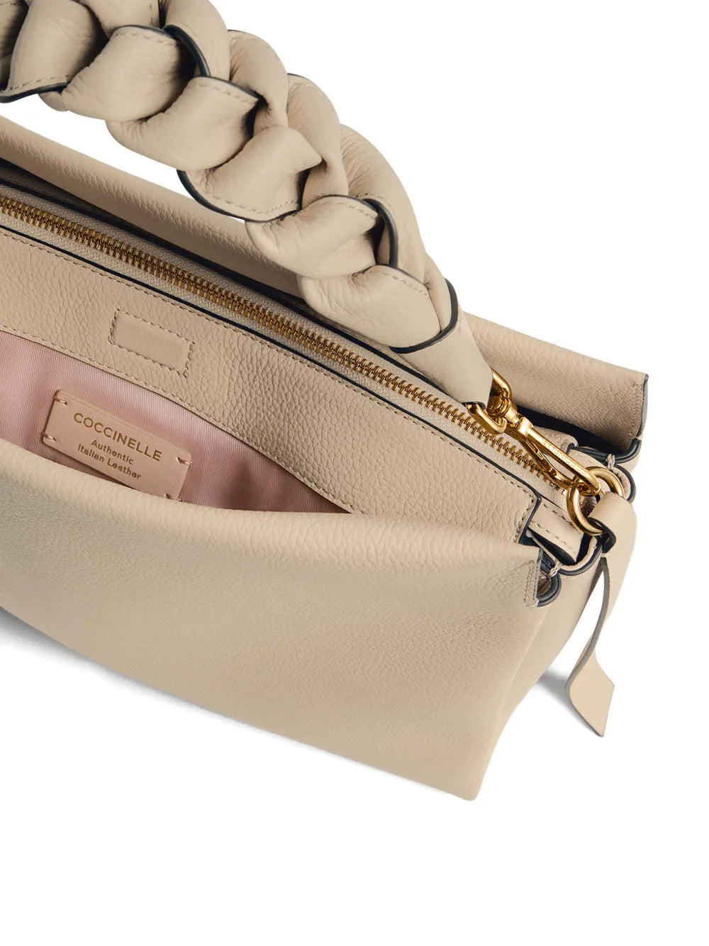 Coccinelle Medium Boheme Braided Detail Shoulder Bag