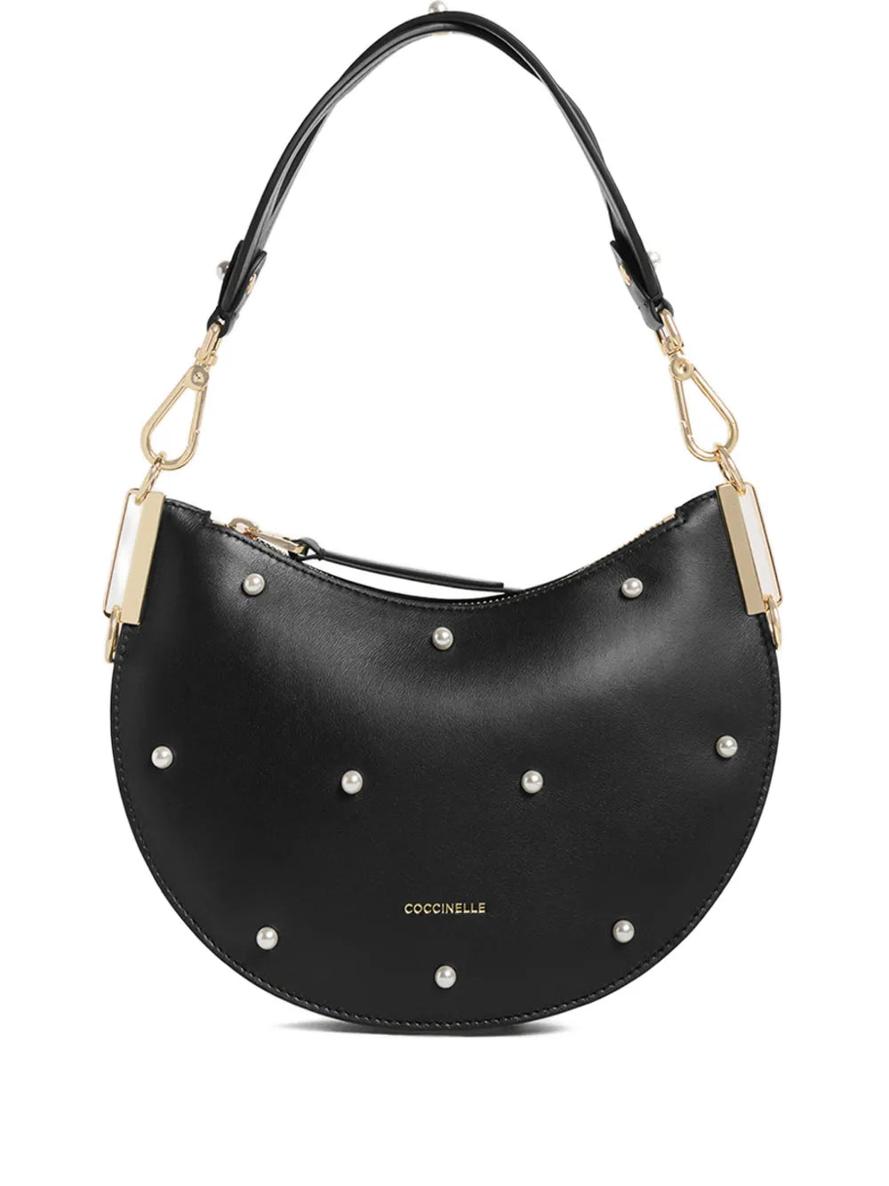 Coccinelle Small Sunup Pearl Detail Shoulder Bag