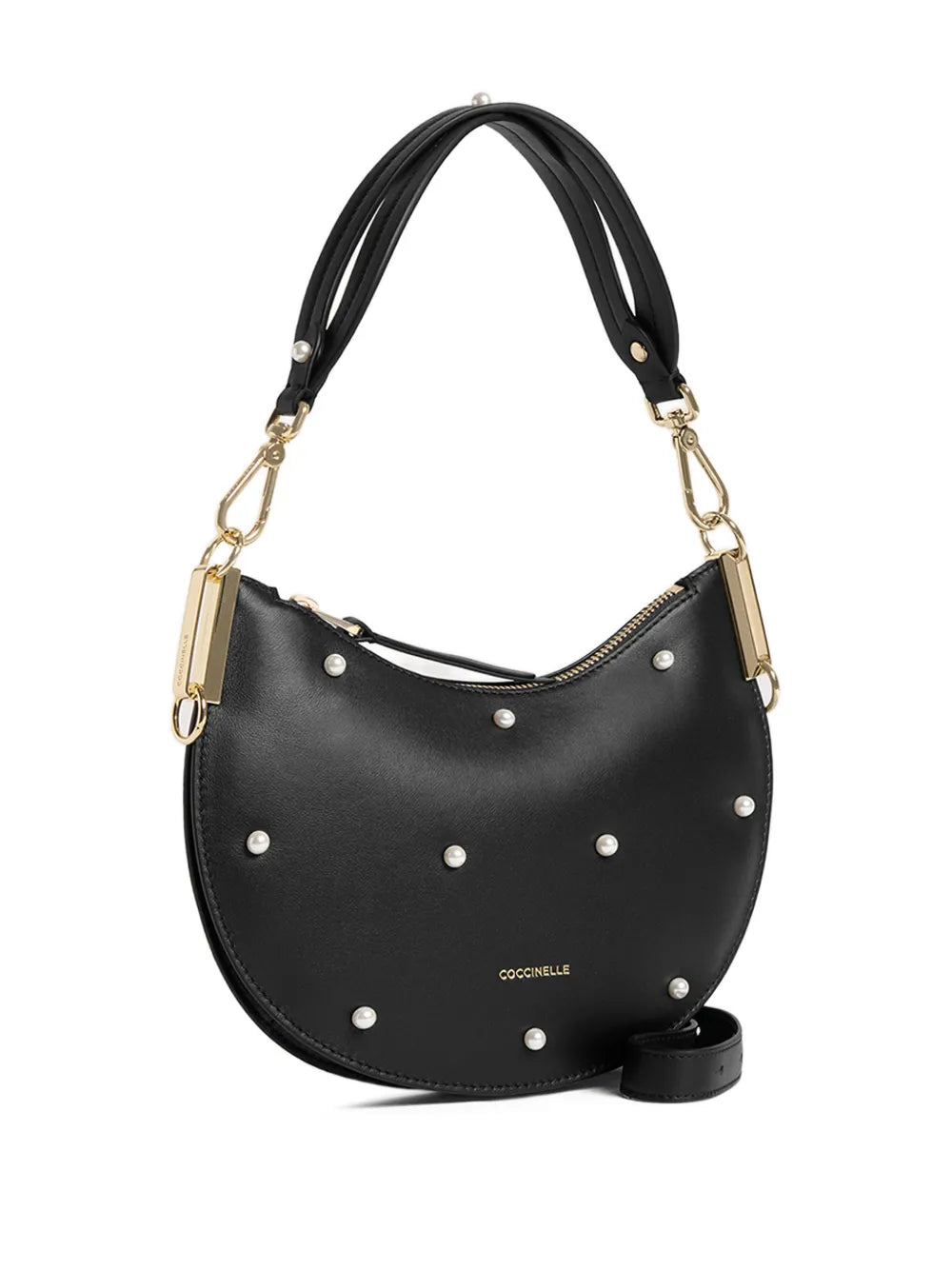 Coccinelle Small Sunup Pearl Detail Shoulder Bag