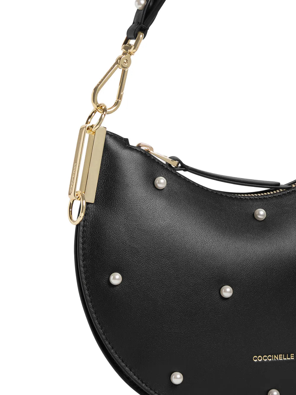 Coccinelle Small Sunup Pearl Detail Shoulder Bag