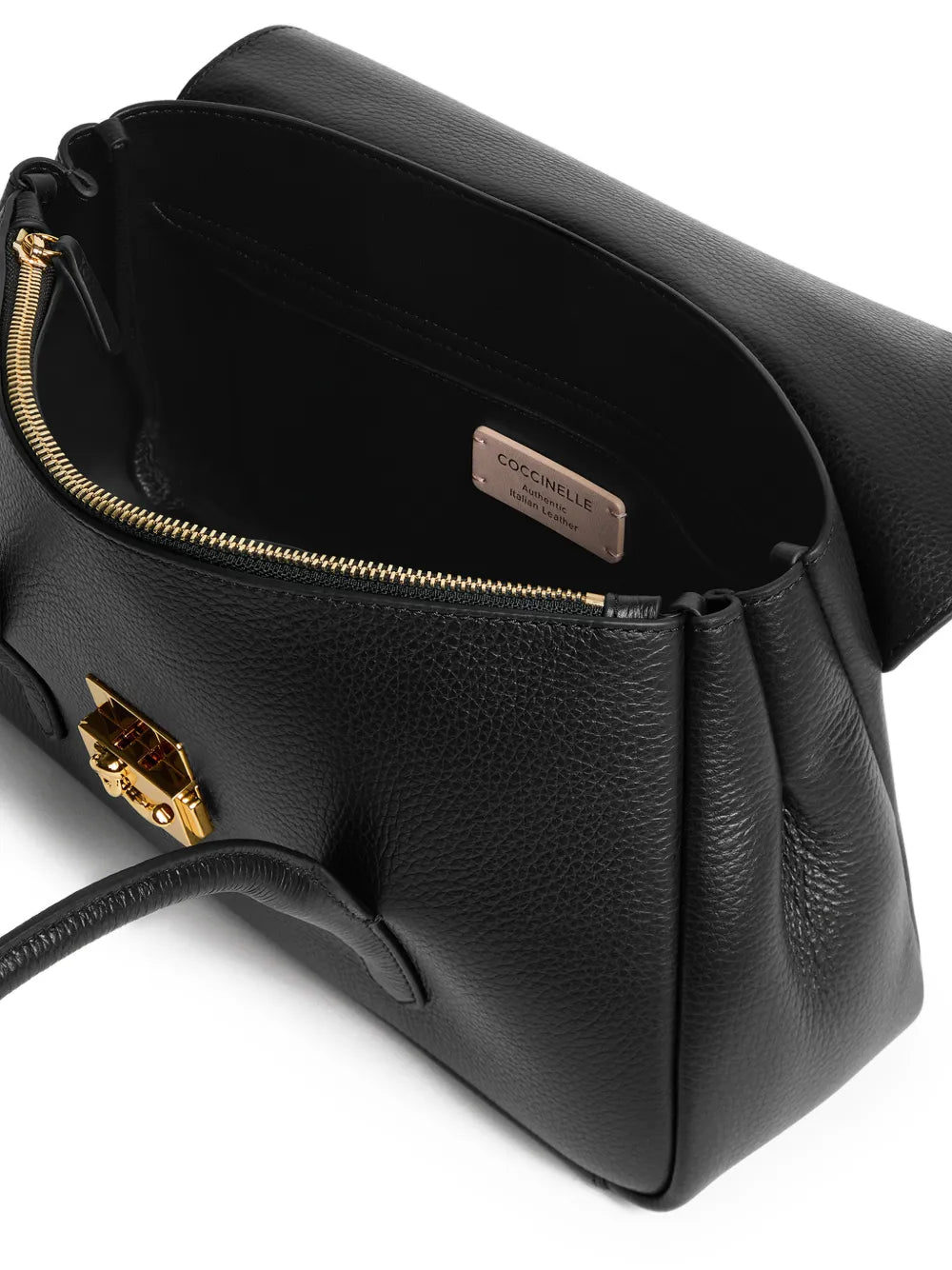 Coccinelle Logo Buckle Shoulder Bag