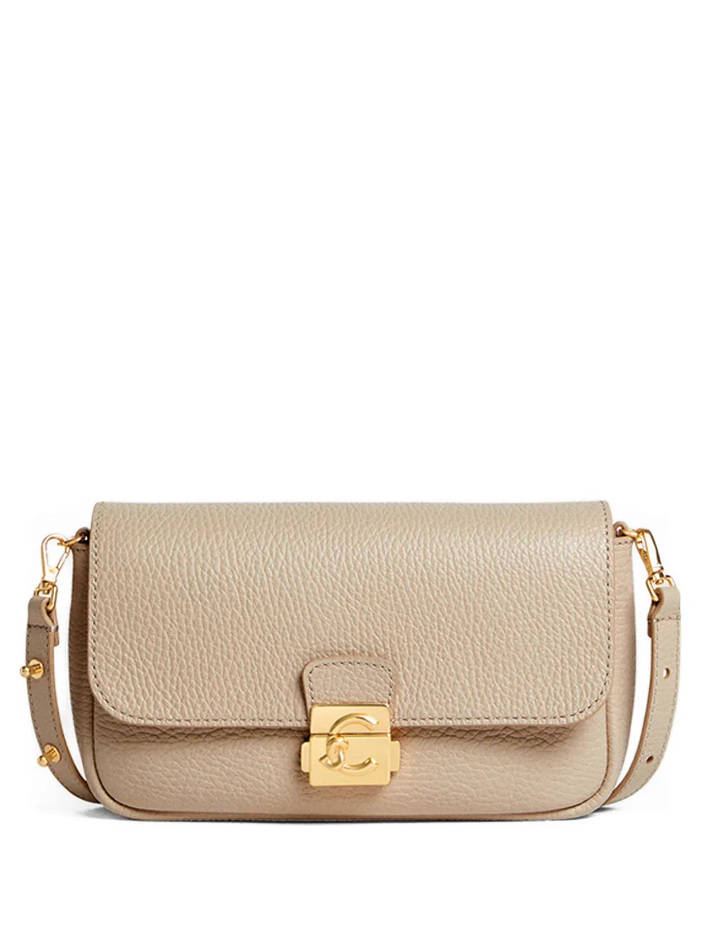 Coccinelle Mini Logo Plaque Shoulder Bag