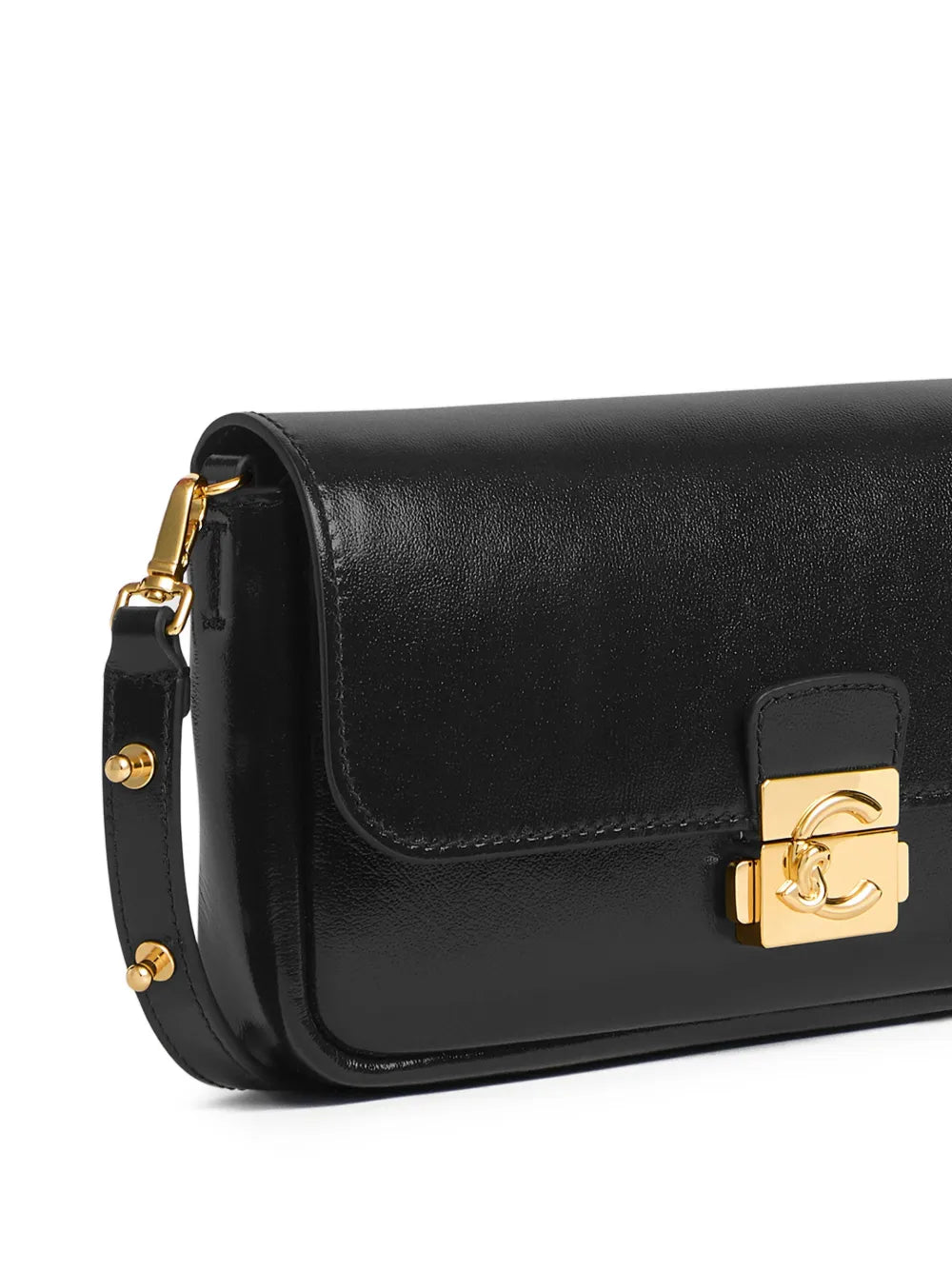 Coccinelle Mini Logo Embellished Shoulder Bag