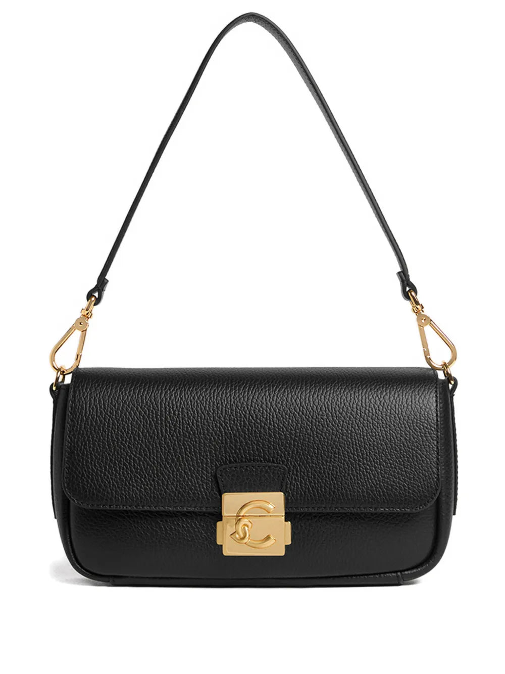 Coccinelle Medium C Me Lock Logo Shoulder Bag