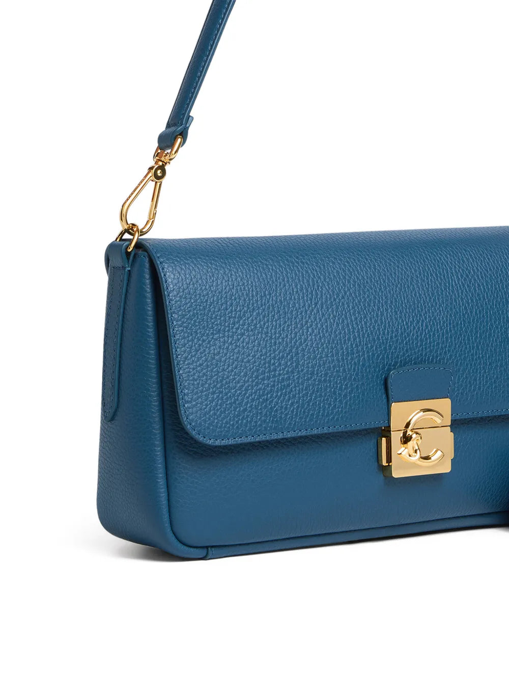Coccinelle C Me Lock Logo Plaque Shoulder Bag