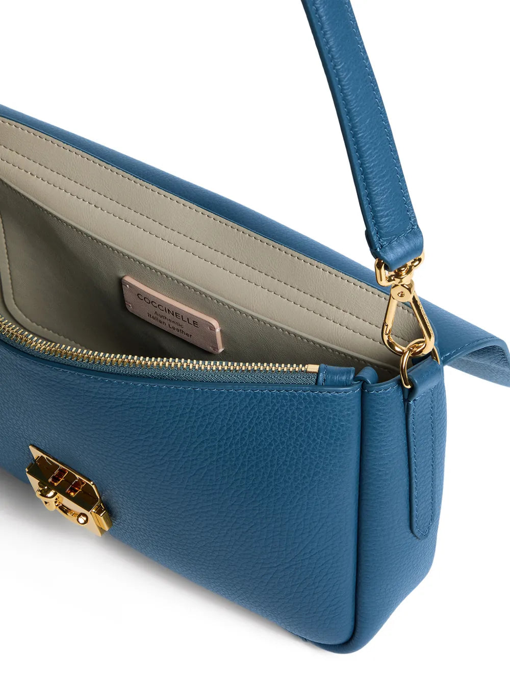Coccinelle C Me Lock Logo Plaque Shoulder Bag