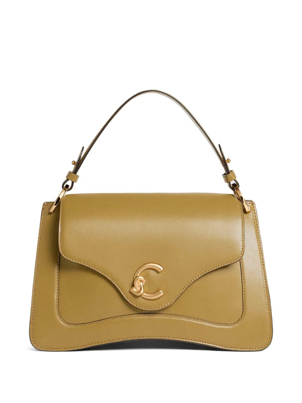 Coccinelle Medium C Me Logo Plaque Handle Shoulder Bag