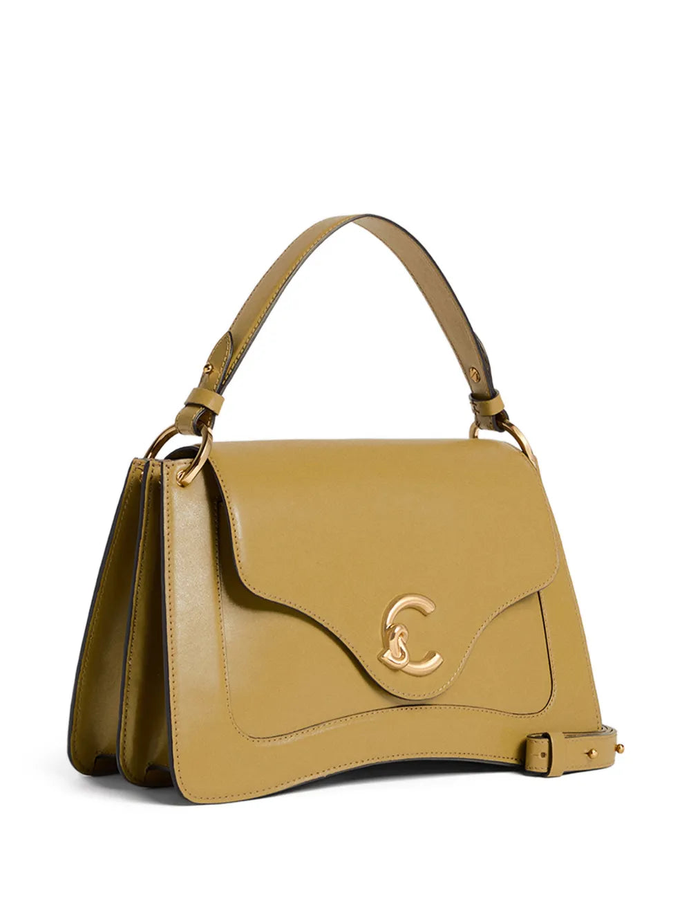 Coccinelle Medium C Me Logo Plaque Handle Shoulder Bag