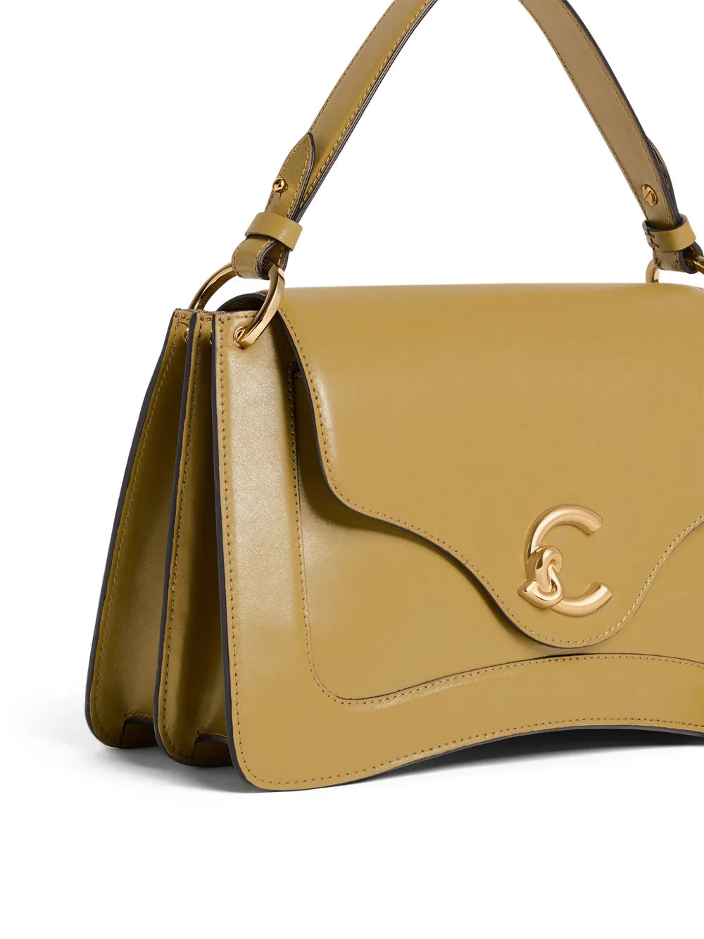 Coccinelle Medium C Me Logo Plaque Handle Shoulder Bag