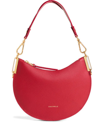 Coccinelle Zip Logo Detail Shoulder Bag