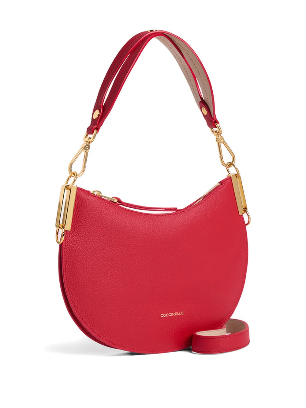 Coccinelle Zip Logo Detail Shoulder Bag