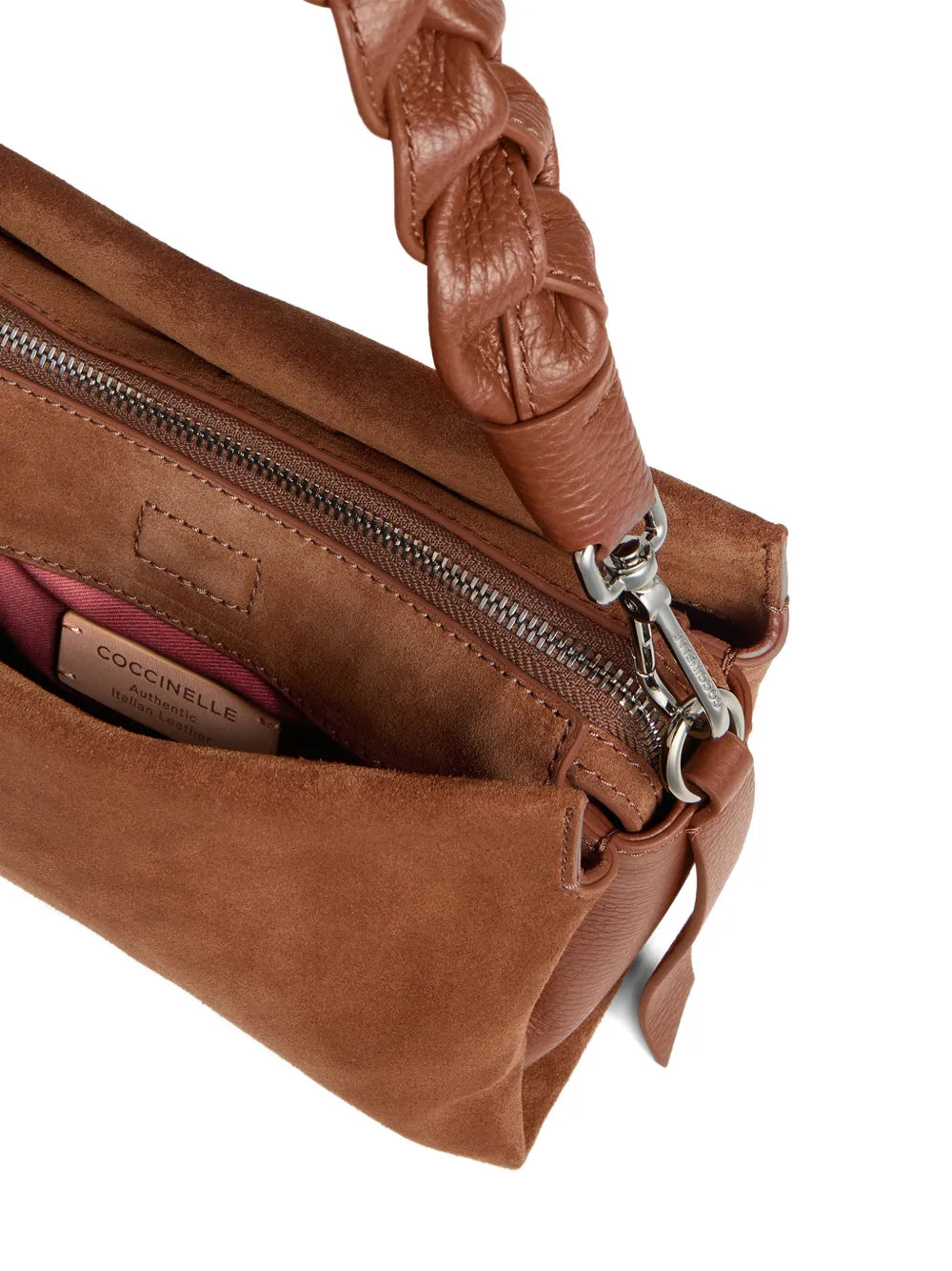 Coccinelle Small Boheme Braided Handle Shoulder Bag