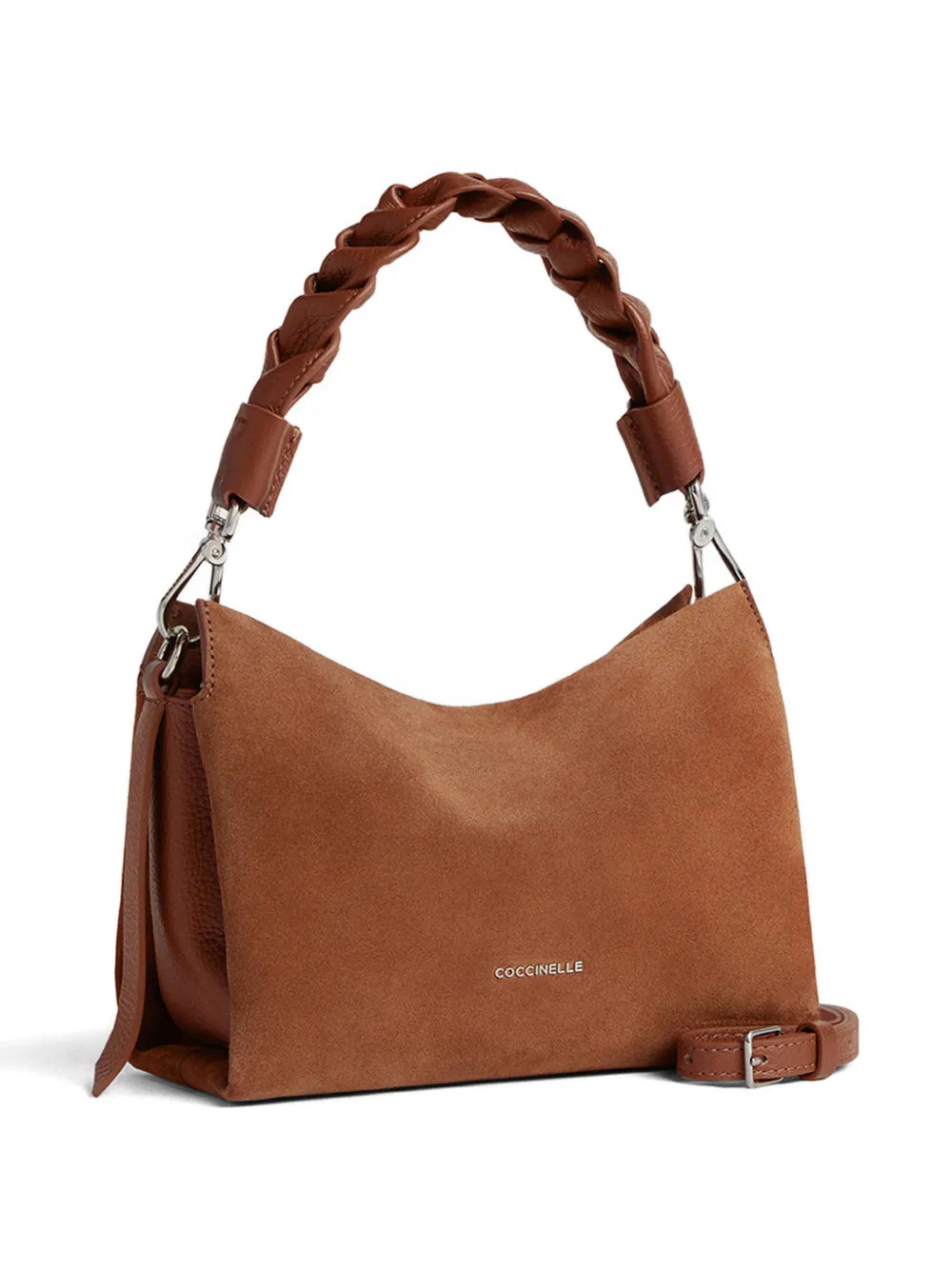 Coccinelle Small Boheme Braided Handle Shoulder Bag