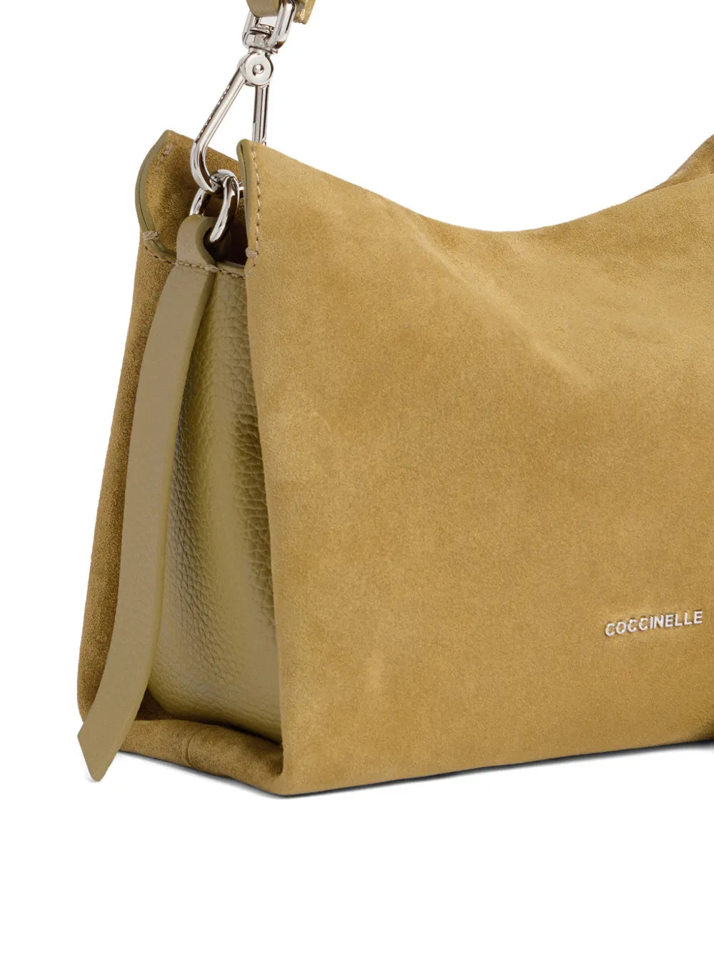 Coccinelle Boheme Suede Braided Detail Shoulder Bag