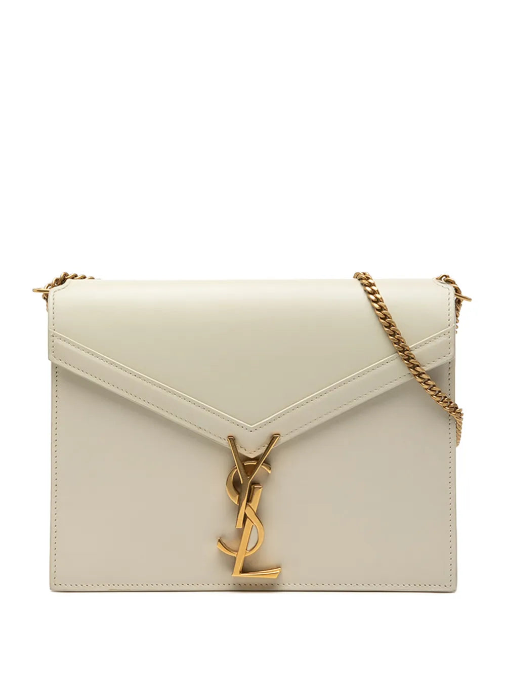 Saint Laurent Pre Owned 2018 Smooth Calfskin Monogram Cassandra Clasp Bag Shoulder Bag