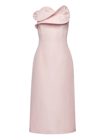Magda Butrym Ruffled Strapless Dress