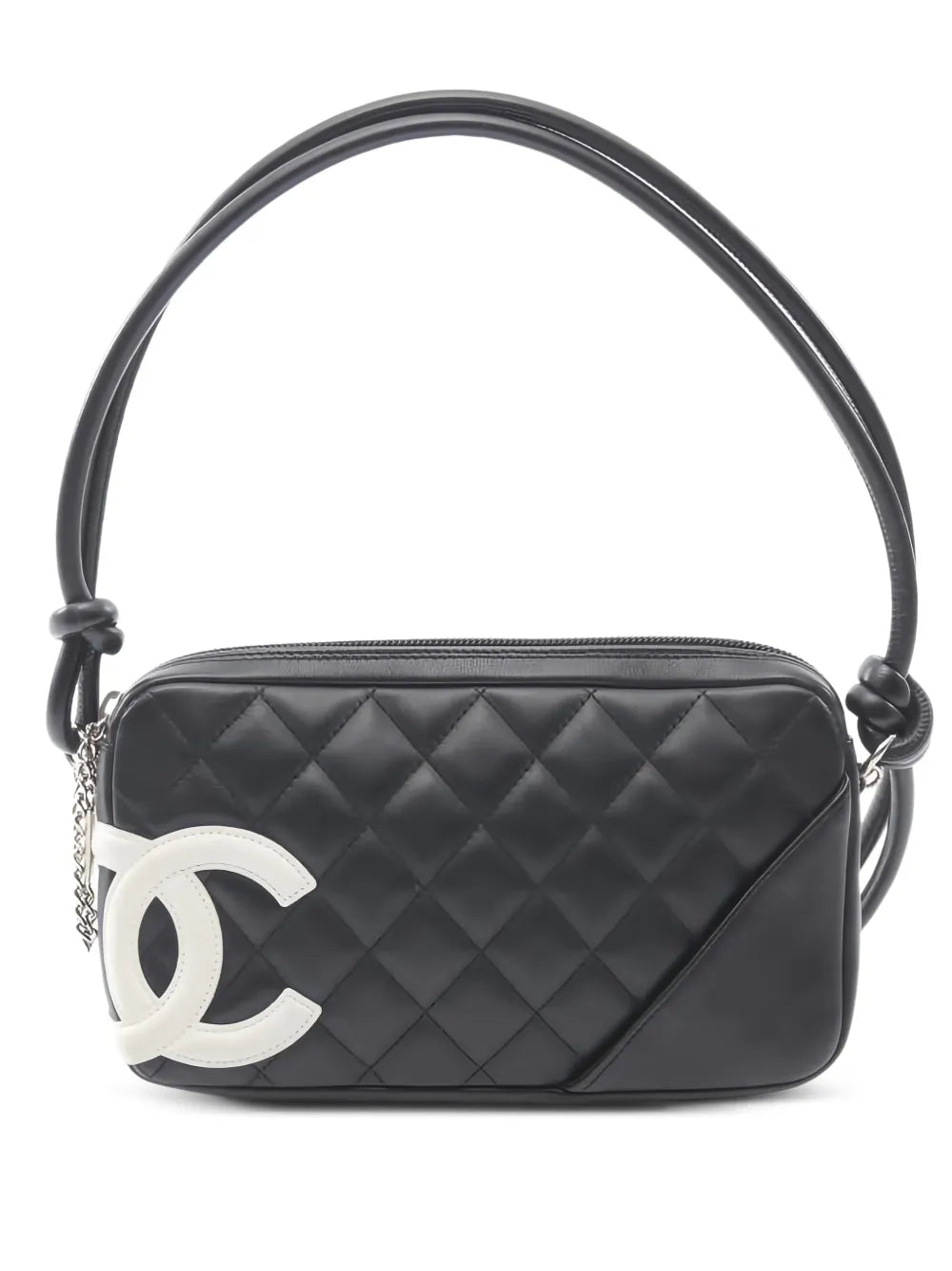 Chanel Pre Owned 2003 2004 Cambon Line Quilted Leather Shoulder Bag