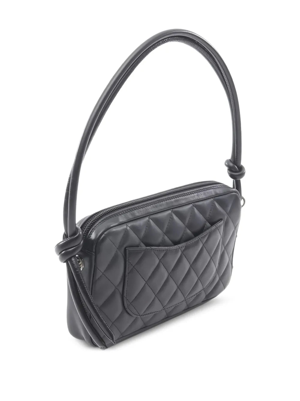 Chanel Pre Owned 2003 2004 Cambon Line Quilted Leather Shoulder Bag