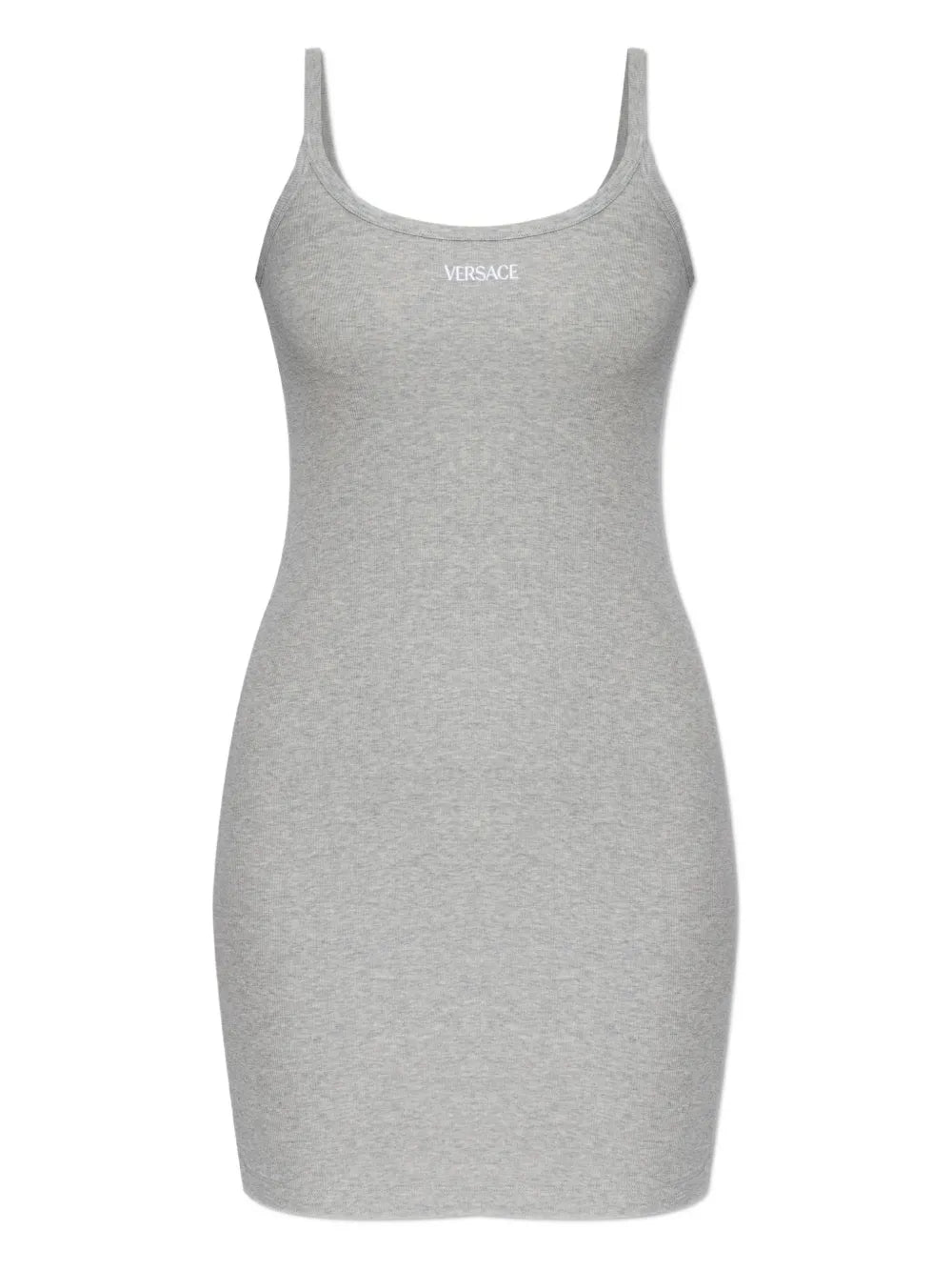 Versace Logo Ribbed Dress