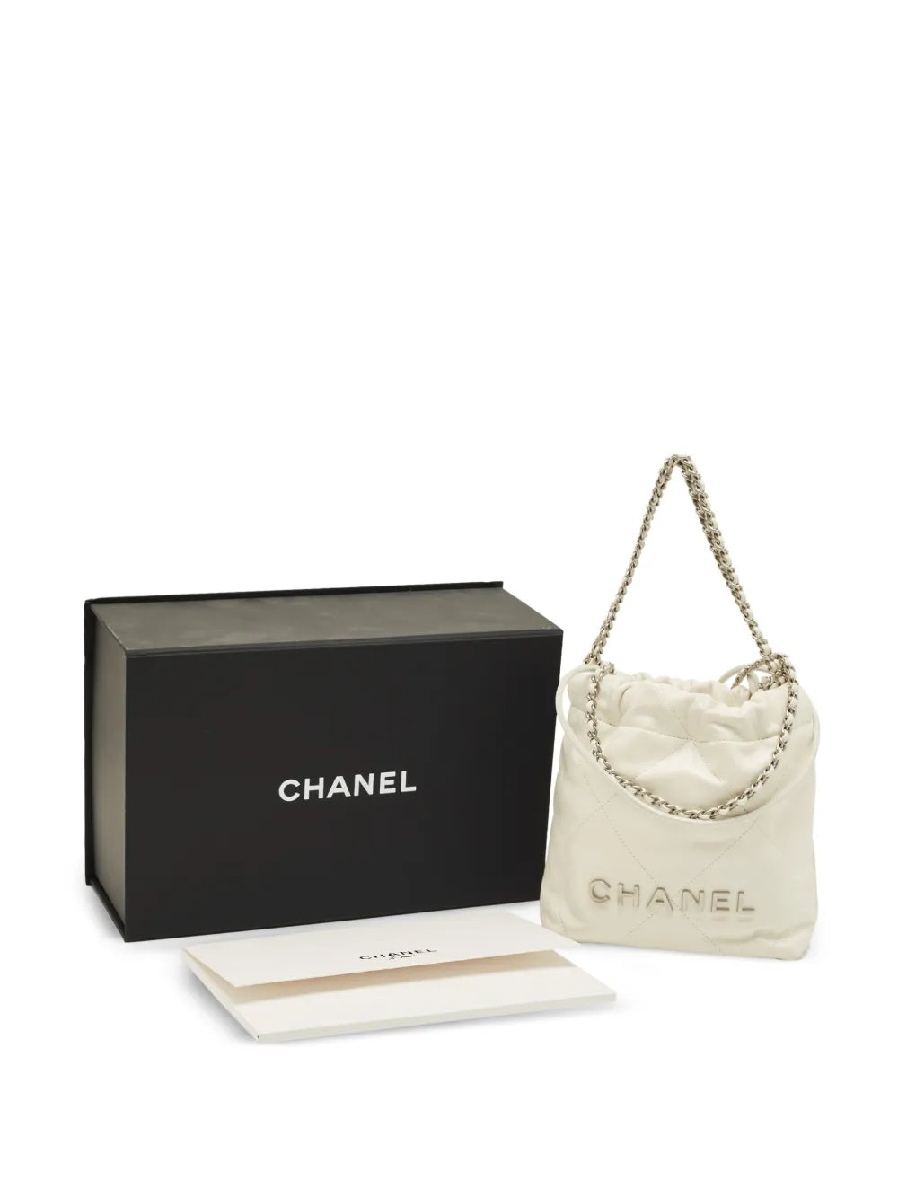 Chanel Pre Owned 22 Mini Quilted Leather Bag