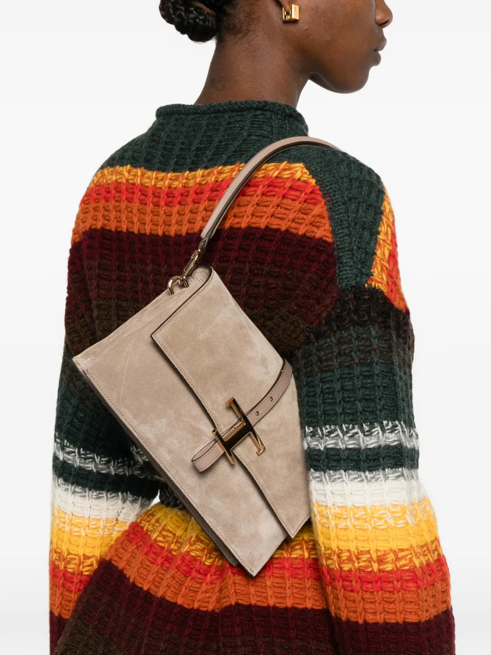Tods Mini T Timeless Flap Shoulder Bag