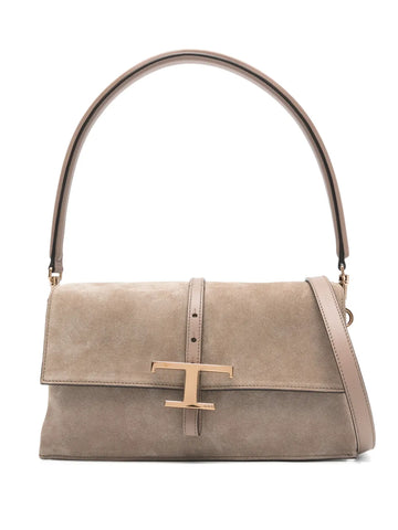 Tods Mini T Timeless Flap Shoulder Bag