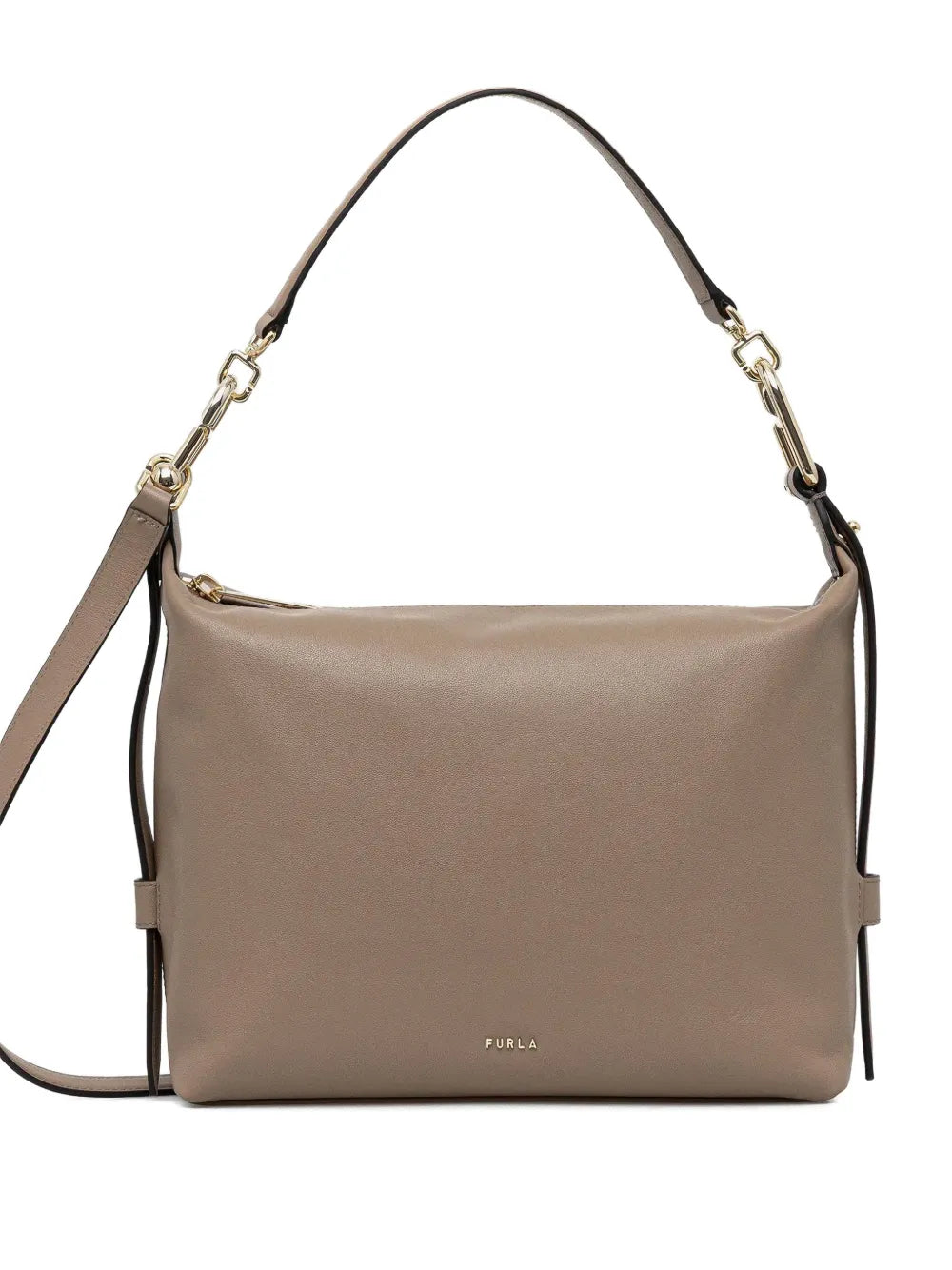 Furla M Tonie Hobo Leather Crossbody Bag