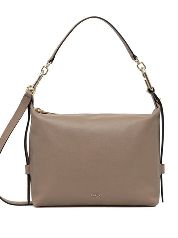 Furla M Tonie Hobo Leather Crossbody Bag