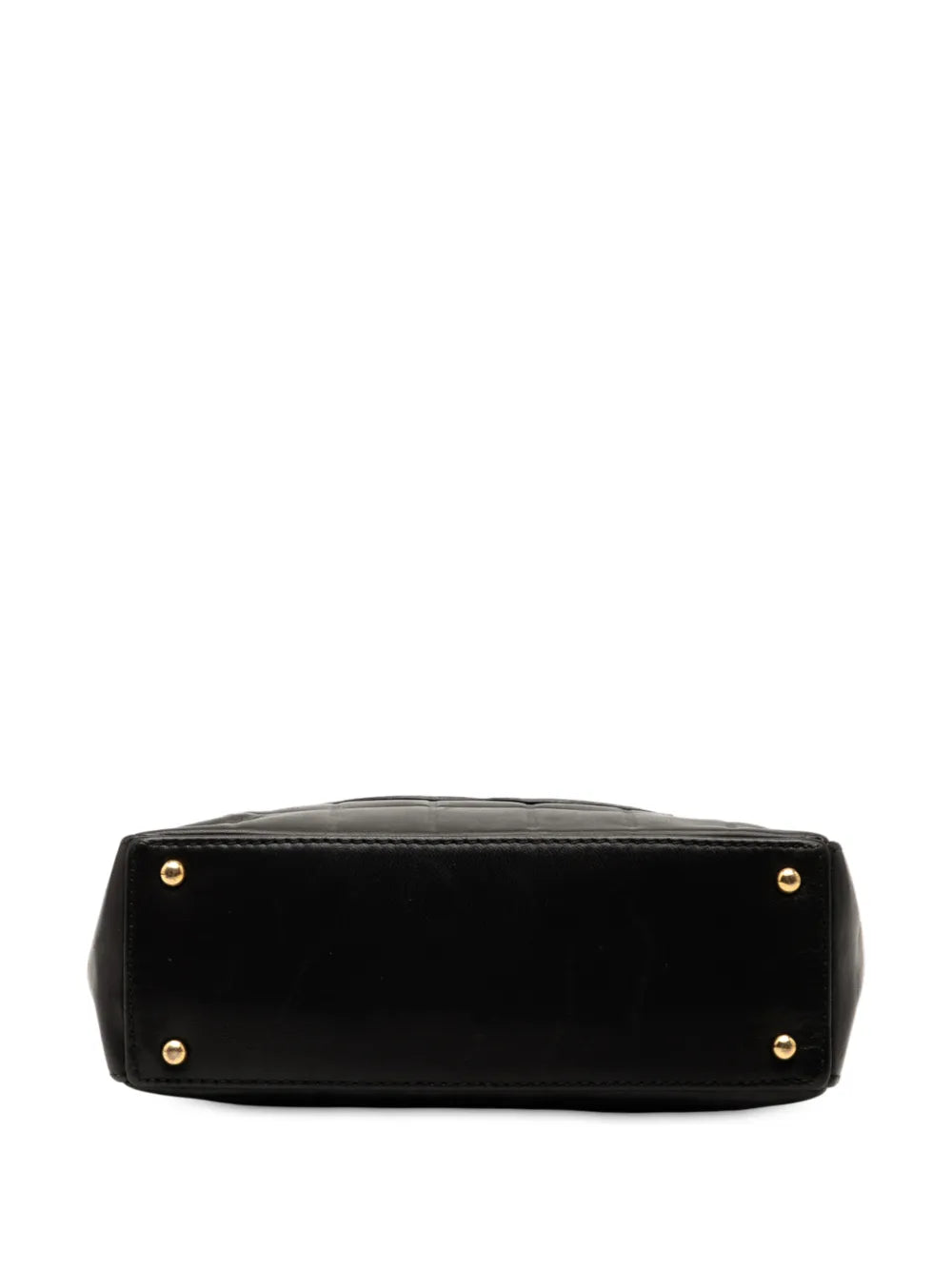Chanel Pre Owned 2000 2002 Cc Chocolate Bar Lambskin Shoulder Bag