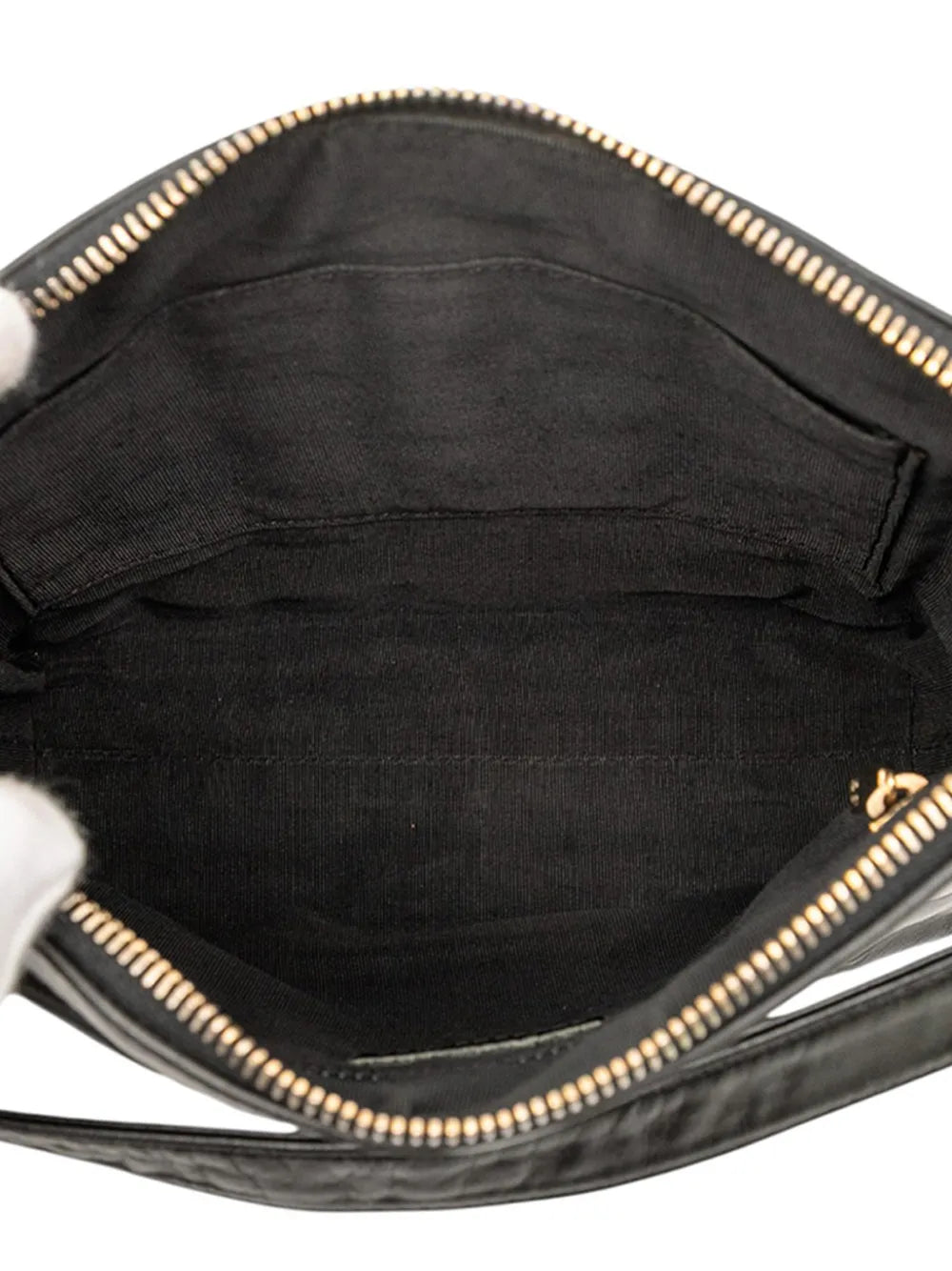 Chanel Pre Owned 2000 2002 Cc Chocolate Bar Lambskin Shoulder Bag
