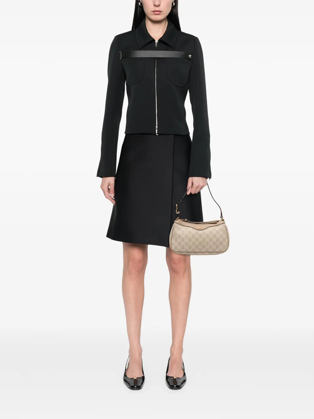Gucci Pre Owned 2016 2025 Small Gg Supreme Ophidia Shoulder Bag