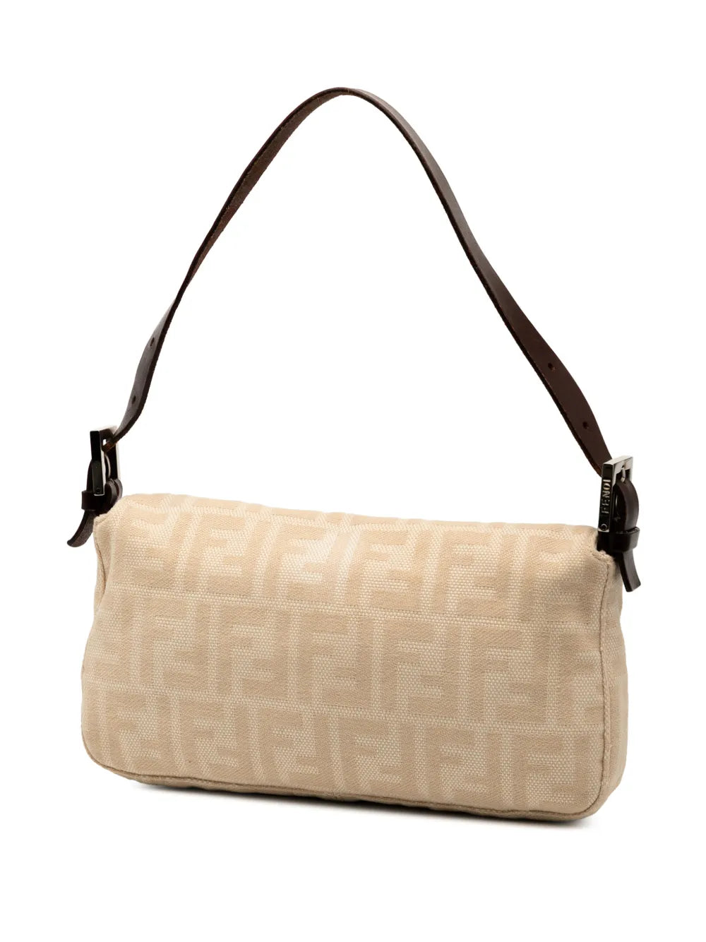 Fendi Pre Owned 20Th Century Zucca Canvas Baguette Shoulder Bag