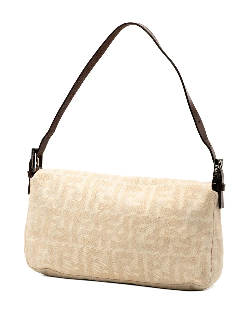 Fendi Pre Owned 2000 2010 Zucca Canvas Baguette Shoulder Bag