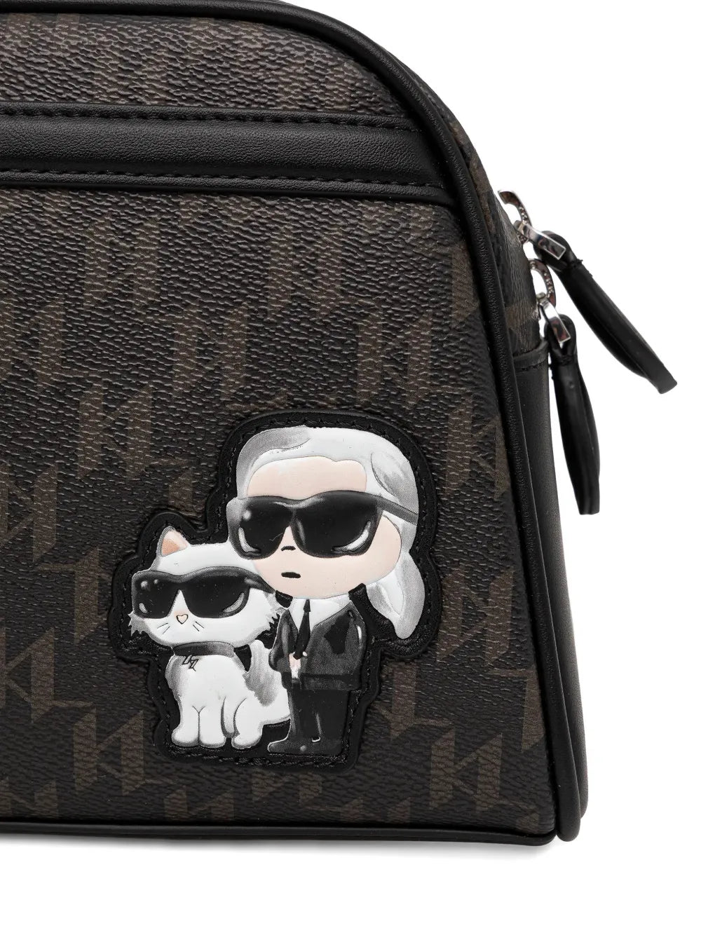 Karl Lagerfeld Ikon Monogram Shoulder Bag