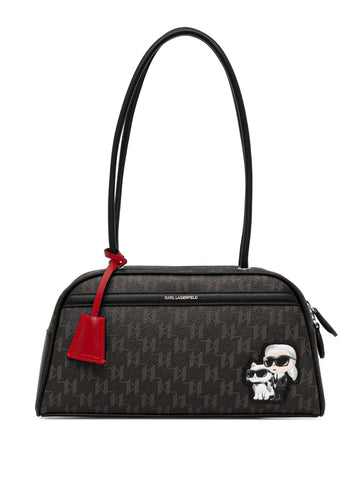 Karl Lagerfeld Ikon Monogram Shoulder Bag