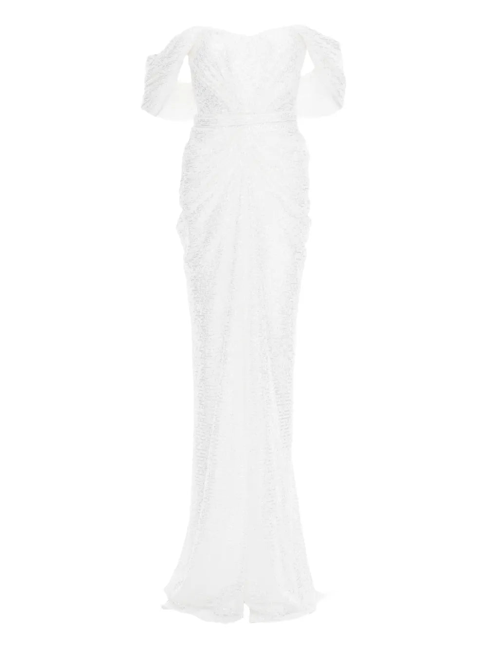 Ana Radu Off Shoulder Sequinned Dress