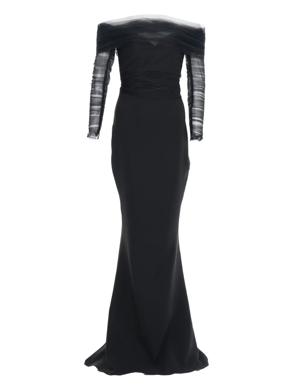 Ana Radu Off Shoulder Tulle Gown
