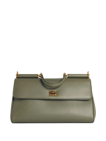 Dolce Gabbana Medium Sicily Leather Tote Bag
