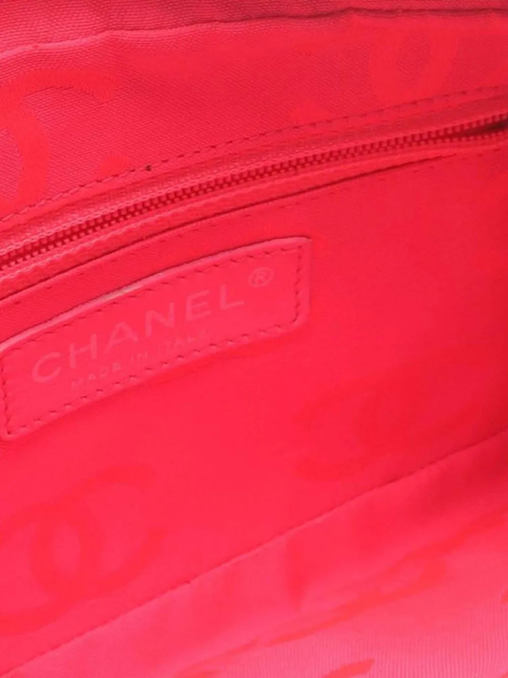 Chanel Pre Owned 2003 2004 Small Lambskin Cambon Ligne Shoulder Bag