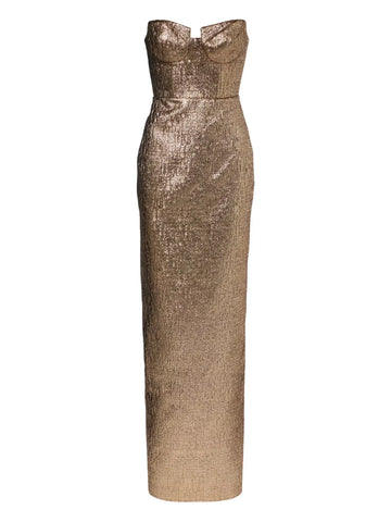 Roland Mouret Back Split Maxi Dress