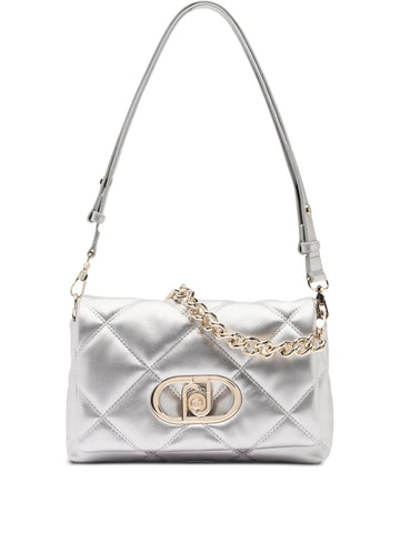 Liu Jo Lapuffy Medium Quilted Logo Shoulder Bag