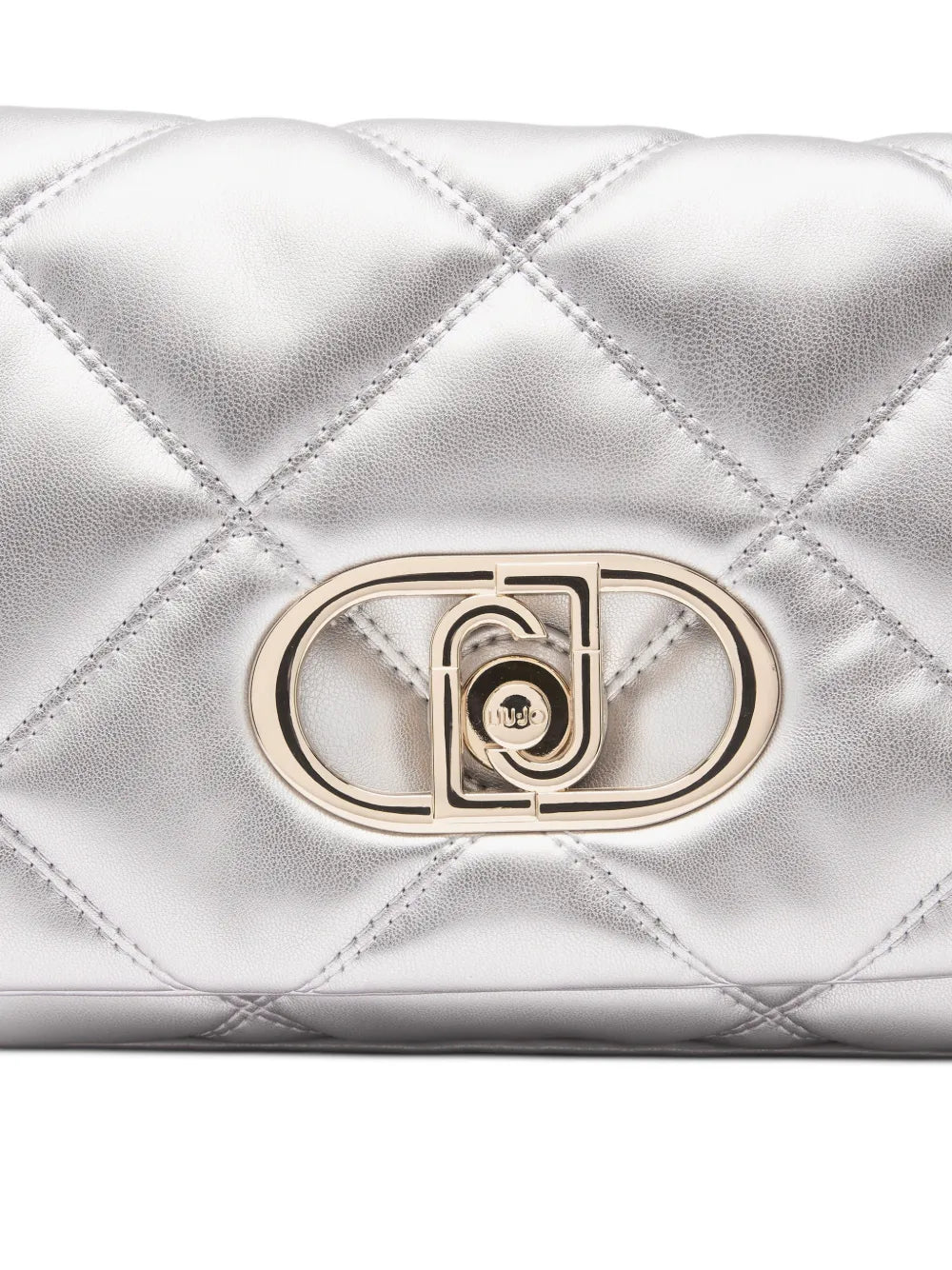 Liu Jo Lapuffy Medium Quilted Logo Shoulder Bag